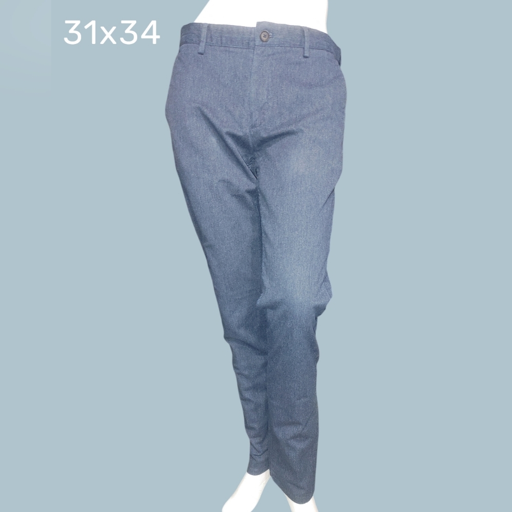 Zara Dark Blue Denim Dress Jeans 31x34